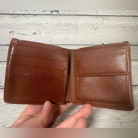 Louis Vuitton Men’s fold wallet Brown monogram canvas leather - Picture 9 of 16